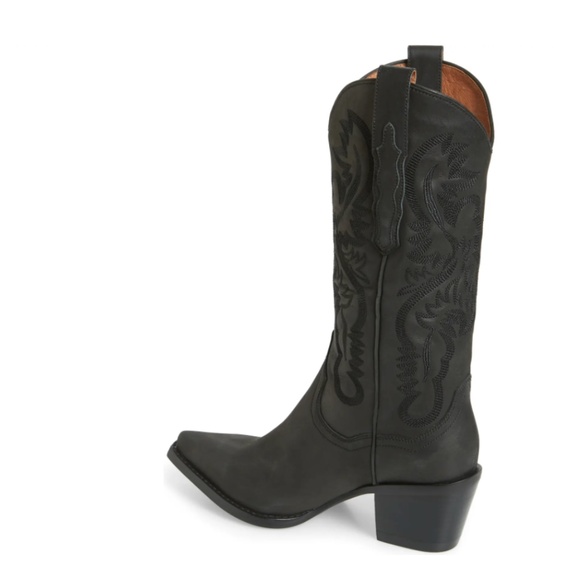 JEFFREY CAMPBELL DAGGET WESTERN BOOT BLACK SIZE 10 - Picture 5 of 5